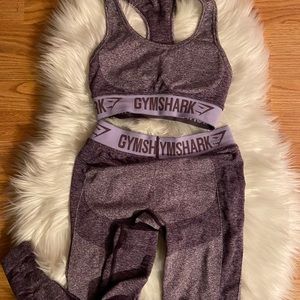 Gym shark purple set